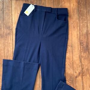 Boden women’s high rise flare leg pant navy blue NWT New size 6